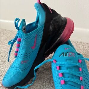 Limited Edition Nike Air 270 Blue and Pink Sneakers
